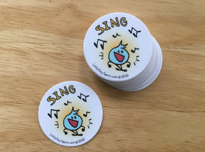 Sing Sticker