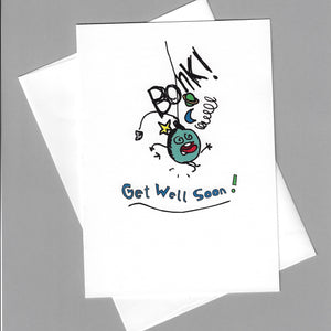Get Well Soon "Bonk" Card