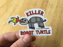 Load image into Gallery viewer, Killer Robot Turtle Sticker