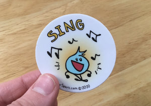 Sing Sticker