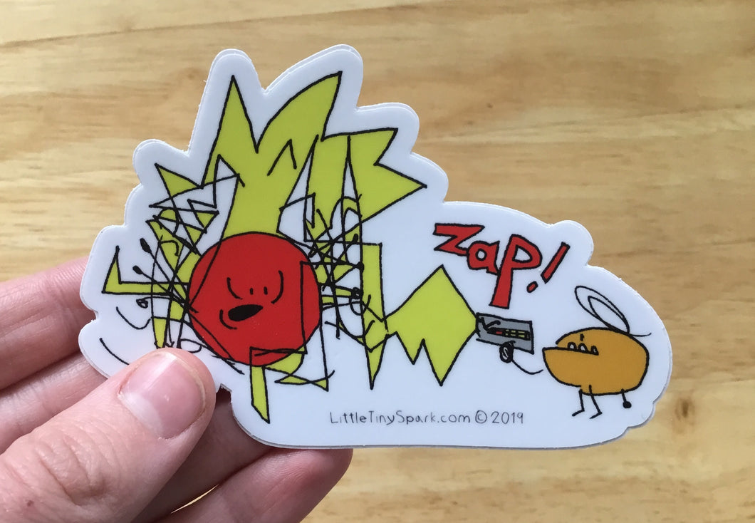 Zap Sticker
