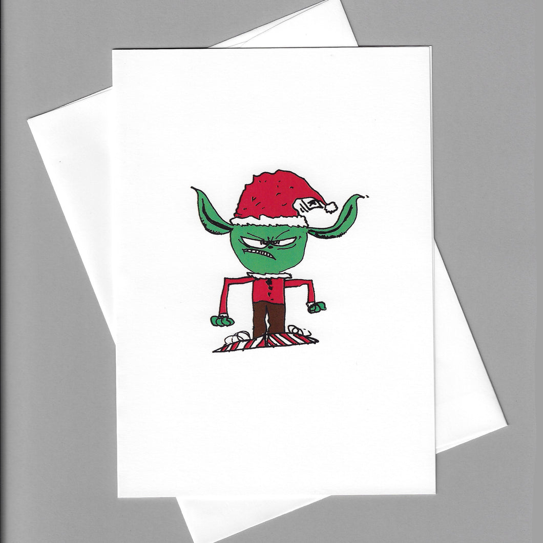 Angry Elf Card