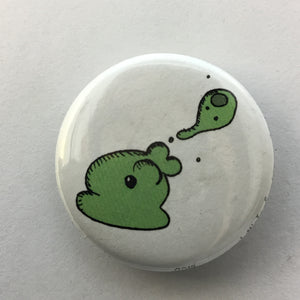 Green Blob 1.25" Button